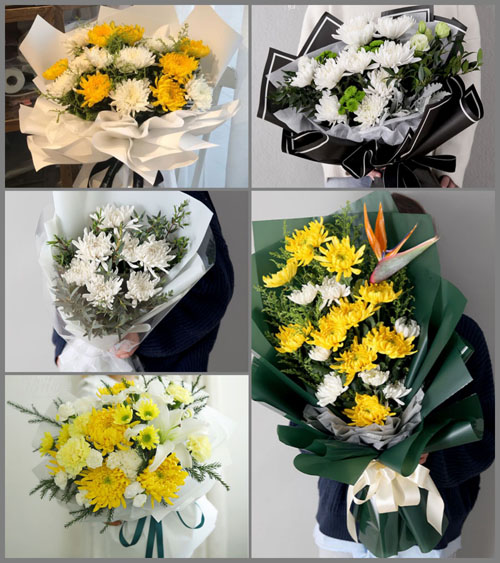 湖南湘潭湘乡市虞塘镇洗马村白事花束代送